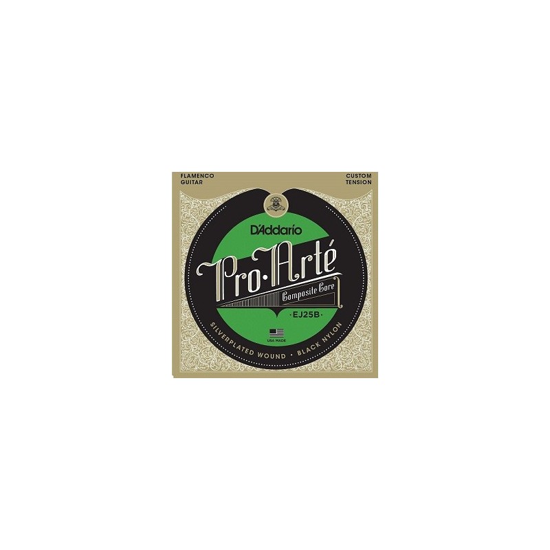 D'Addario EJ25B Pro-Arté Black