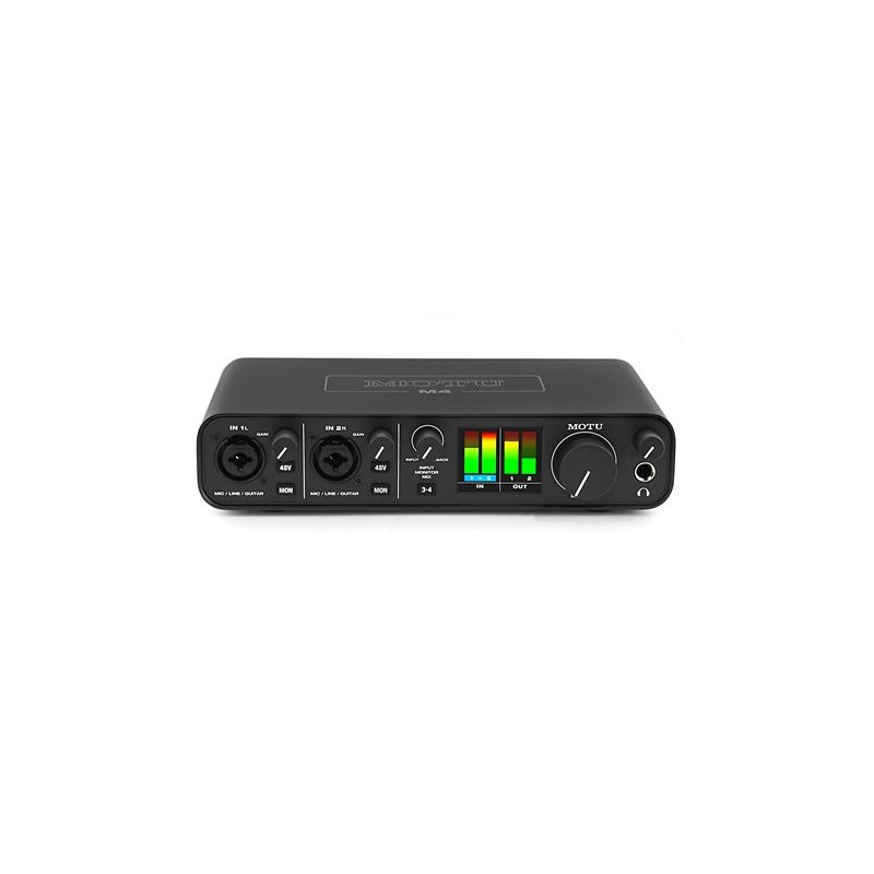 MOTU M4 - Interface Audio USB-C 4 Entrées / 4 Sorties 32 bit 192kHz | Ubico Musique