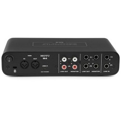 MOTU M4 - Interface Audio USB-C 4 Entrées / 4 Sorties 32 bit 192kHz | Ubico Musique
