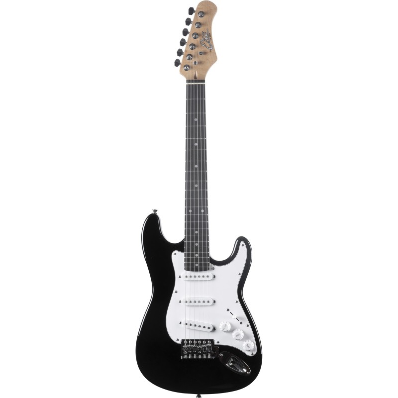 EKO ST100 3/4 Black - Guitare électrique enfant type Strat