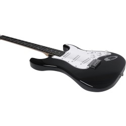 EKO ST100 3/4 Black - Guitare électrique enfant type Strat