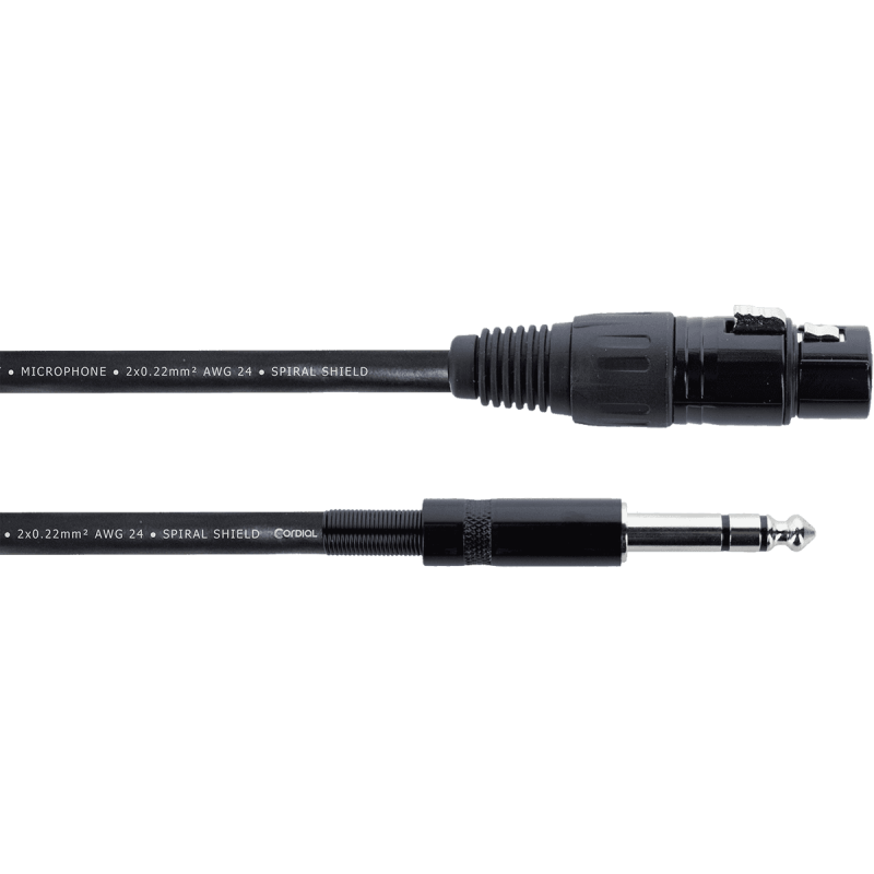 Cordial EM1.5FV Jack 6.35 - XLR Femelle 1,5m | Ubico Musique