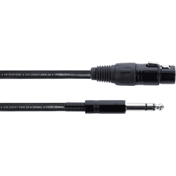 Cordial EM1.5FV Jack 6.35 - XLR Femelle 1,5m | Ubico Musique