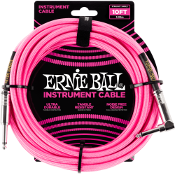 Ernie Ball 6078 - 3 M Rose Fluo | Ubico Musique