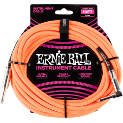 Ernie Ball 6079 - 3 M Orange Fluo | Ubico Musique