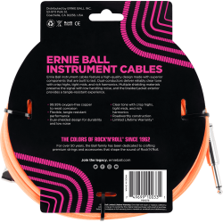 Ernie Ball 6079 - 3 M Orange Fluo | Ubico Musique