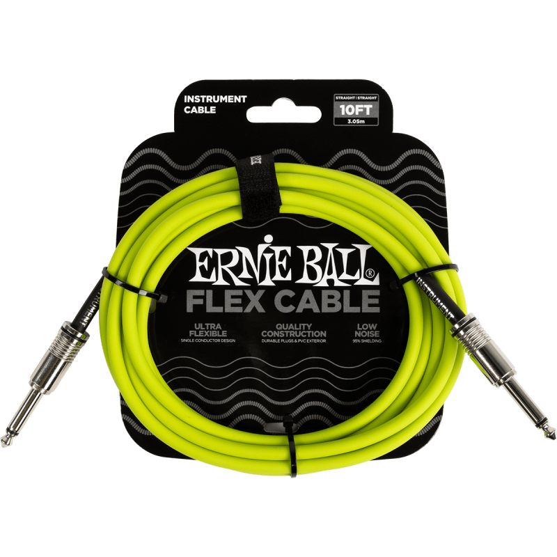 Ernie Ball Flex 6414 - 3 M Vert | Ubico Musique