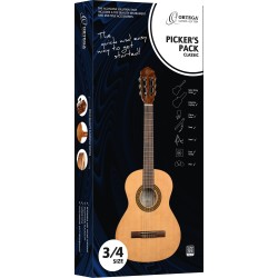 ORTEGA RPPC34 – Pack guitare classique 3/4 avec accessoires