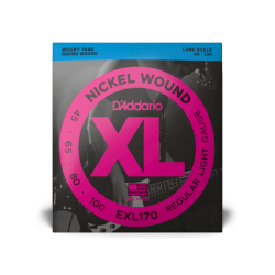 D'addario EXL170 Regular Light 45-100 | Ubico Musique