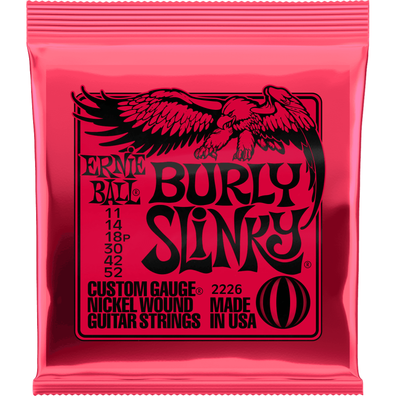 JEU DE Cordes 2226 Burly Slinky 11-14-18p-30-42-52 Ernie Ba…