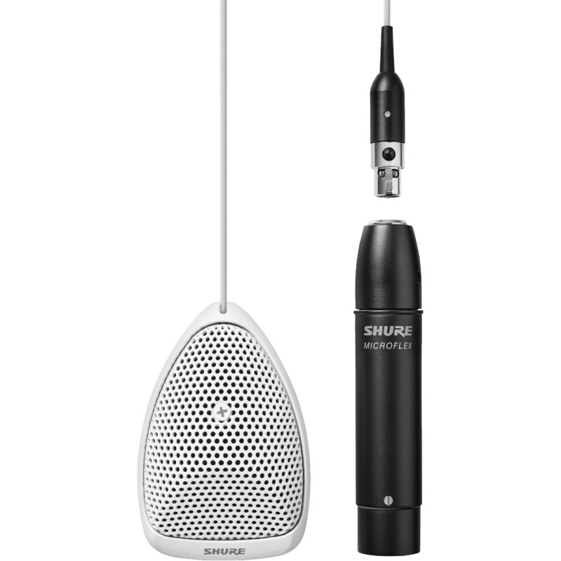 Micro DE Surface Cardoide MX391W Avec Preamp - Shure