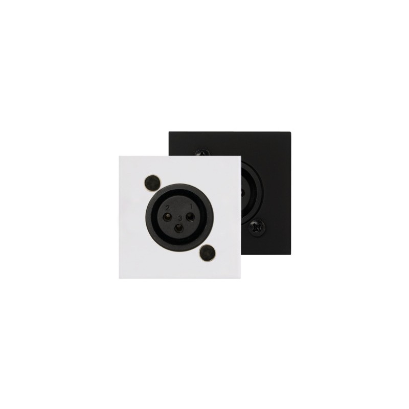 Plastron XLR Femelle Blanc CP45XLFS-W - Audac