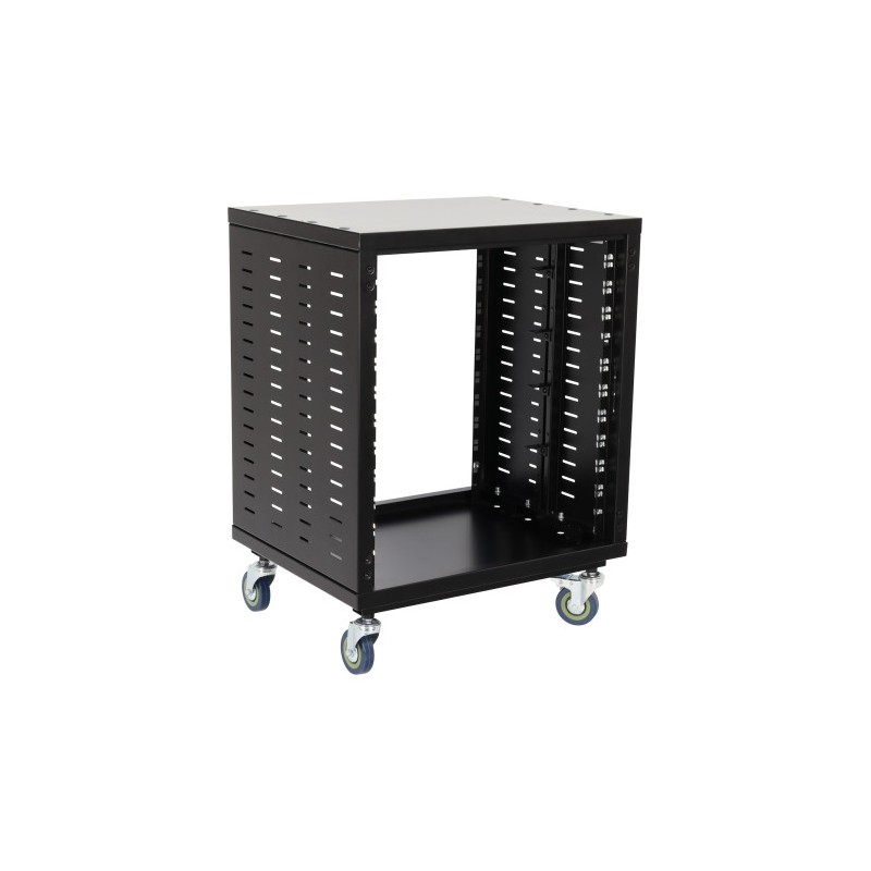 Rack 19P SUR Roulettes 12U - Algam Audio | Ubico Musique