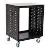 Rack 19P SUR Roulettes 12U - Algam Audio | Ubico Musique