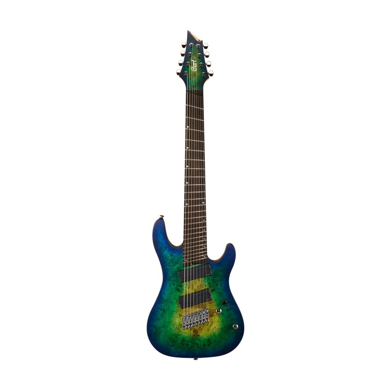 Guitare Cort KX508MS2 8 Cordes Marina Blue Burst