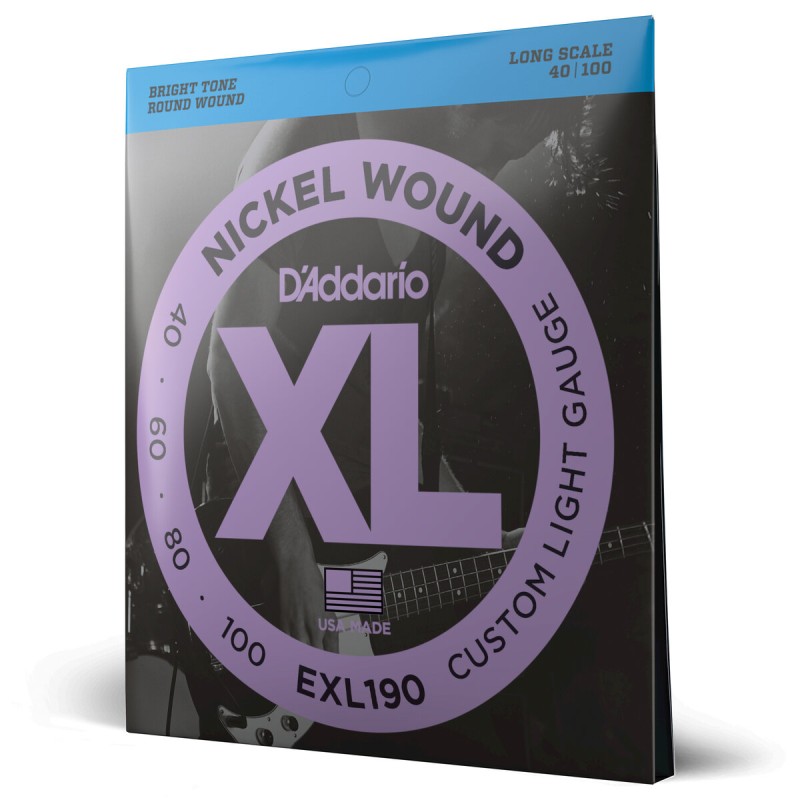 Cordes D'addario SET Bass XL 40-100 Long Scale