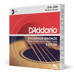 D'addario Cordes En Bronze Phosphoreux Pour Guitare Acousti…