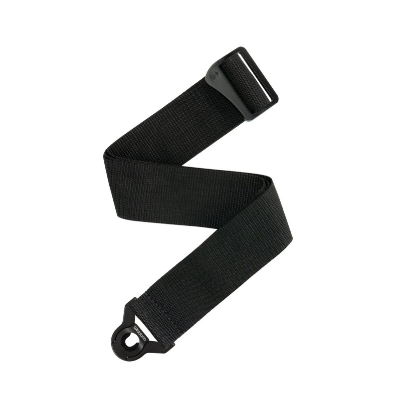 Sangle D'addario Auto Lock Polypro Pour Guitare, Noir