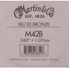 Cordes Martin Corde 042 File Bronze | Ubico Musique