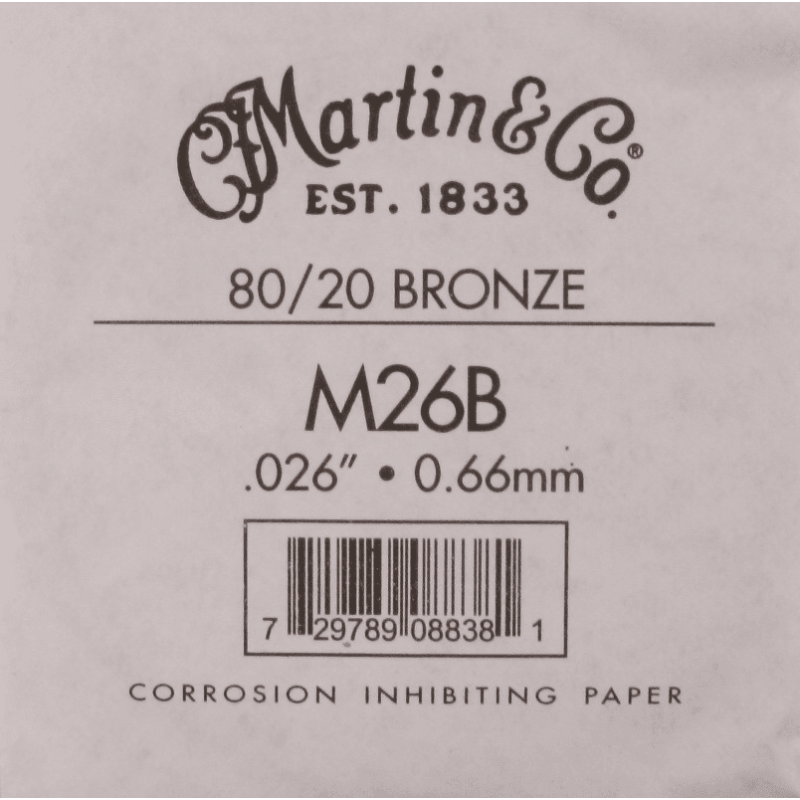 Cordes Martin Corde 026 File Bronze | Ubico Musique