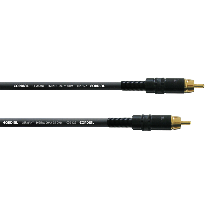 Cordial - Spdif CPDS2CC 2x RCA - 2m | Ubico Musique