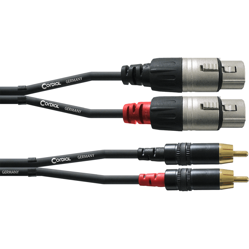 Cable Cordial CFU1.5FC Câble Audio Double Rean 2x XLR F./2x…