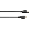 Câble Cordial CUSB3 USB A/usb B - 3m | Ubico Musique