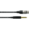Cable XLR Fem. / Jack 2 Points - 10 M Cordial