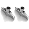 Accessoire Pearl '2 Ecrous Papillon M6+RONDELLES