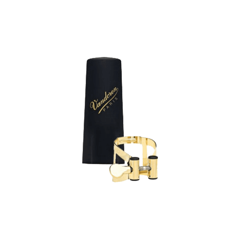Ligature Vandoren Sax Alto Dorée Avec Couvre BEC