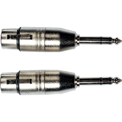 Fiche Yellow Cable AD26 Jack Stéréo Mâle/xlr Femelle