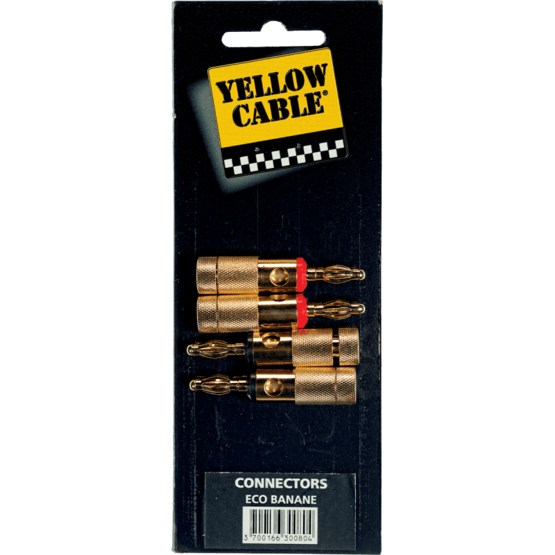Fiche Yellow Cable Fiche Banane X 2x2 | Ubico Musique