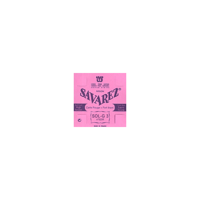 Corde Savarez SOL-3 Rouge Nylon Rect | Ubico Musique