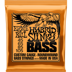 Cordes Ernie Ball Hybrid Slinky 45-65-85-105 | Ubico Musique