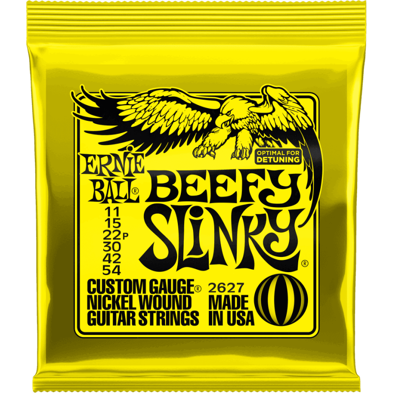 Cordes Ernie Ball Beefy Slinky 11 -54 | Ubico Musique
