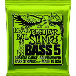 Corde Ernie Ball Basses Slinky Nickel Wound Regular 5C 45-6…