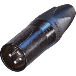 Fiche Neutrik XLR Male NC3MXX-BAG Noire | Ubico Musique