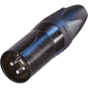 Fiche Neutrik XLR Male NC3MXX-BAG Noire | Ubico Musique