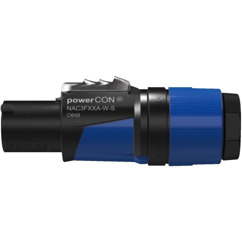 Fiche POWERCON, femelle, Type A, pour câbles 6/12mm NEUTRIK