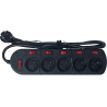 Algam Lighting MULTI-55S - Multiprise 5 prises inter. indiv.