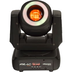 Algam Lighting MSR60 - Lyre spot LED 60W avec anneau LED RGB