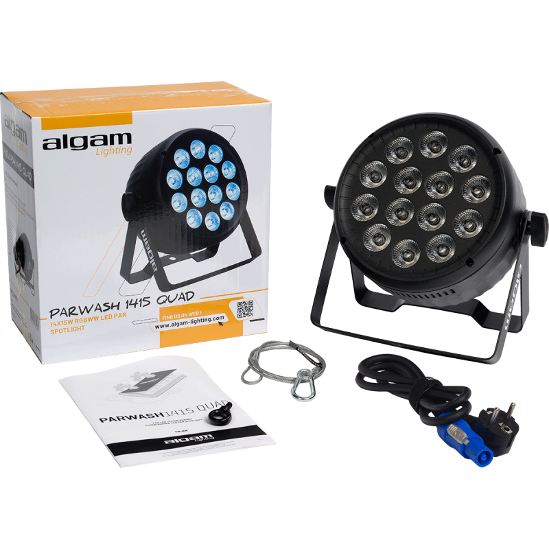 Algam Lighting PARWASH1415-QUAD - PAR LED 14x15W RGBWW