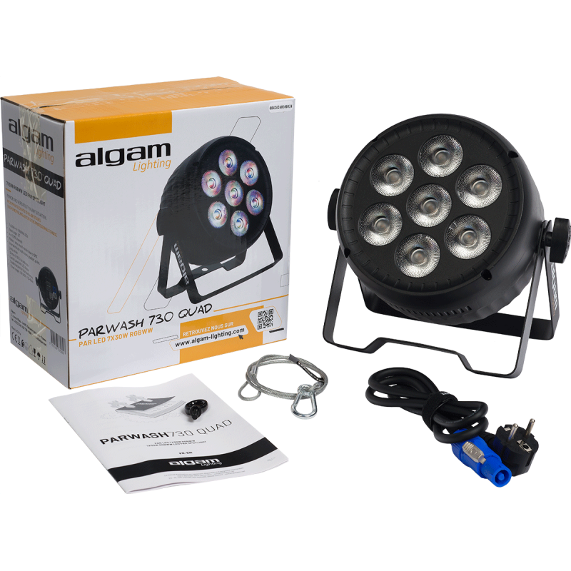 Algam Lighting PARWASH730-QUAD - PAR LED 7x30W RGBWW