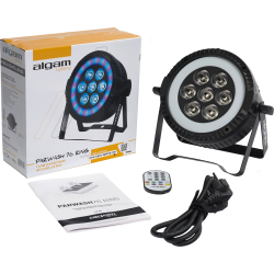 Algam Lighting PARWASH76-RING - PAR LED 7x6W + anneau RVB