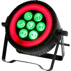 Algam Lighting PARWASH76-RING - PAR LED 7x6W + anneau RVB