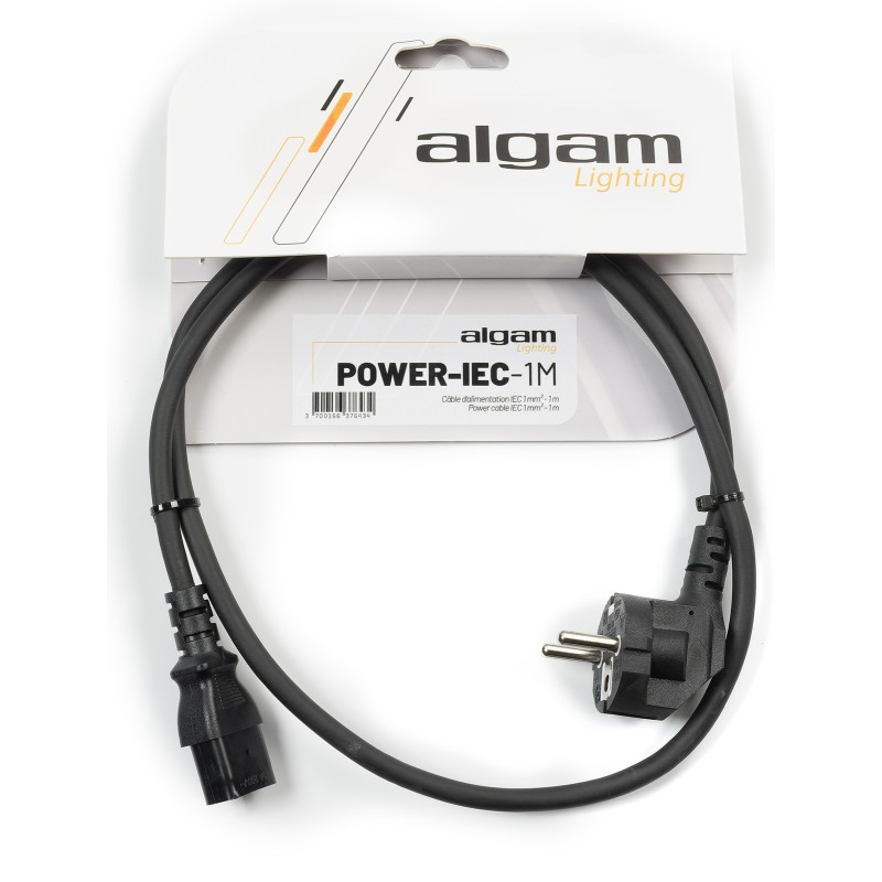 Algam Lighting POWER-IEC-1M - Câble alimentation IEC 1 m