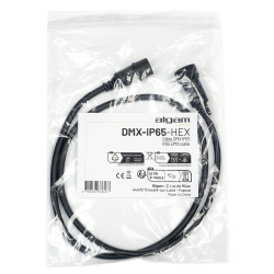 Algam Lighting DMX-IP65-HEX - Câble DMX IP65 pour IP PAR HEX
