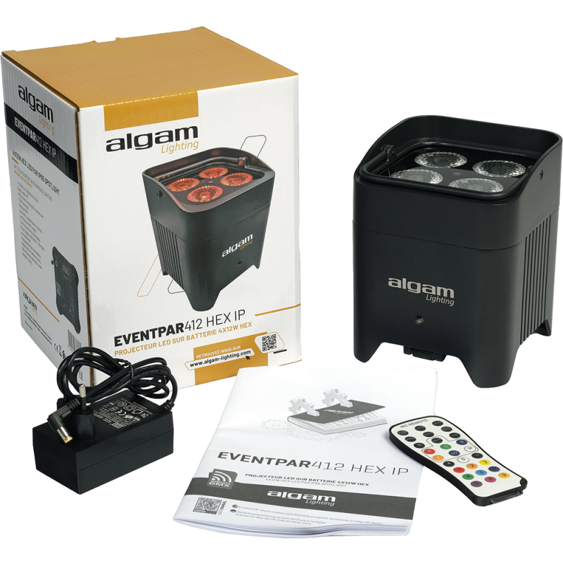 Algam Lighting EVENTPAR412 HEX IP - PAR batterie 4x12W IP65