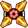 Algam Lighting Vintage Flower - Effet LED rotatif | Ubico