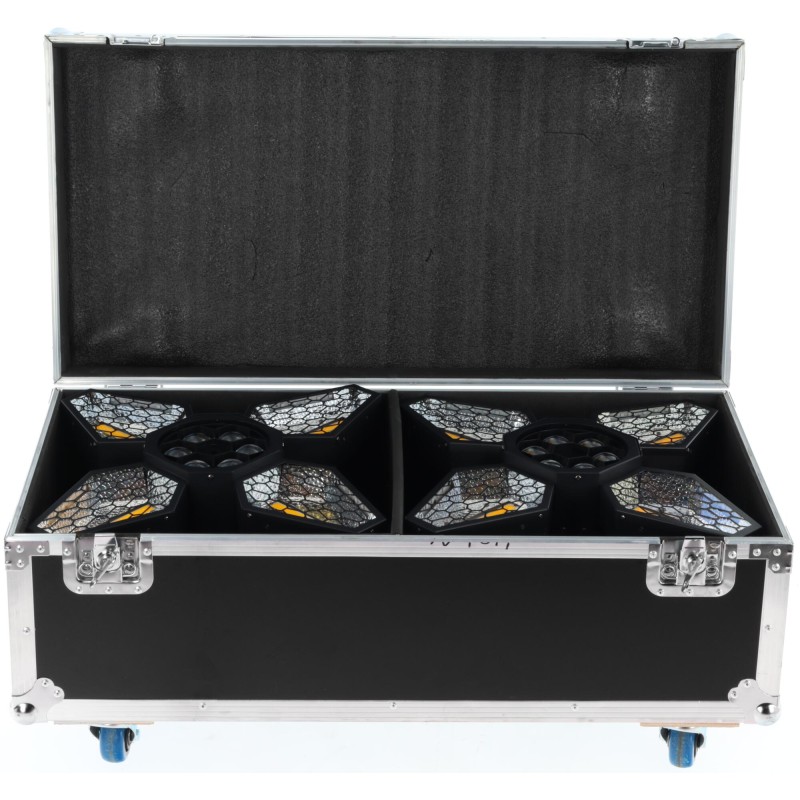 Algam Lighting Vintage Flower FC2 - Flight case 2 unités | Ubico